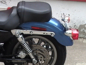 Harley Layback License Plate